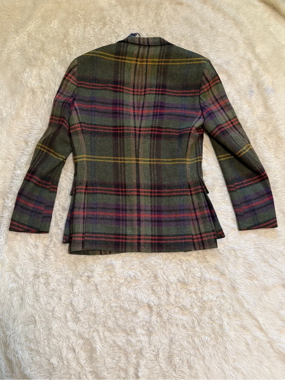 NWT Polo Ralph Lauren The RL67 Plaid Tweed Jacket - Size 38R